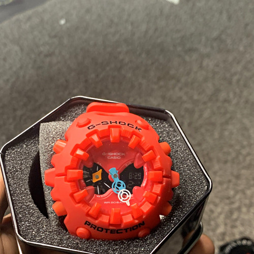 Casio shock red - casio,